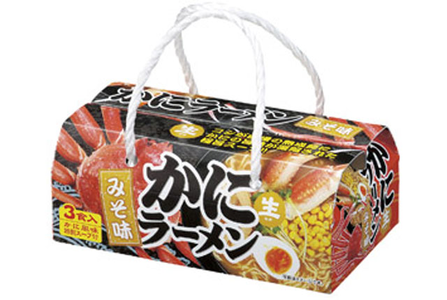 粗品・景品・ノベルティ・記念品の粗品屋本舗　海鮮スープラーメン３食かに風味みそ味