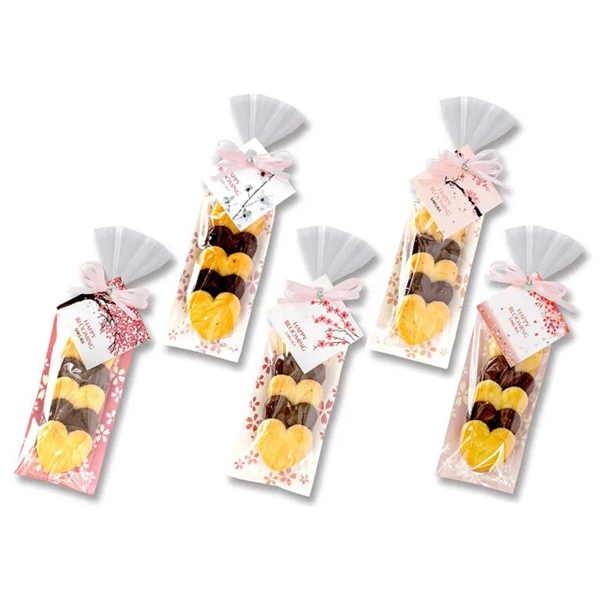 【ご注文受付数２０個以上】HHハッピーハートSAKURA（クッキー５個入）【代引き不可】