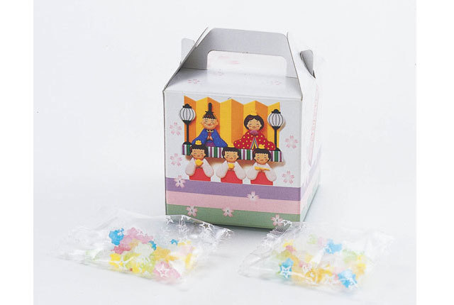 粗品・景品・ノベルティ・記念品の粗品屋本舗　ひなまつり金平糖２包入　ひなまつり