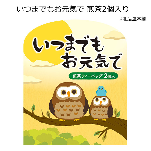 いつまでもお元気で 煎茶２個入り（１００個）【代引き不可】【送料無料（沖縄・離島除く）】