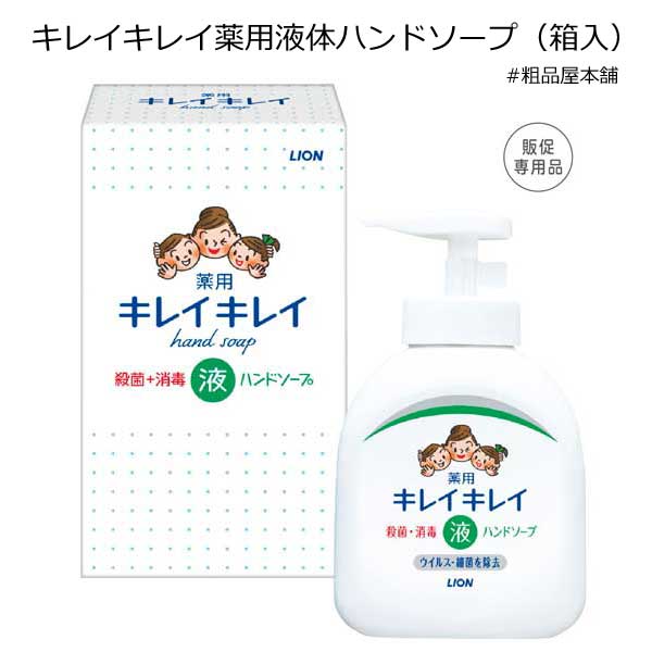 【法人様限定販売】ライオン キレイキレイ薬用液体ハンドソープ２５０ｍｌ（２５個）【代引き不可】【送料無料（沖縄・離島除く）】