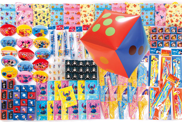 粗品・景品・ノベルティ・記念品の粗品屋本舗　サイコロころころキャラクタープレゼント約３５人用　サイコロで抽選会