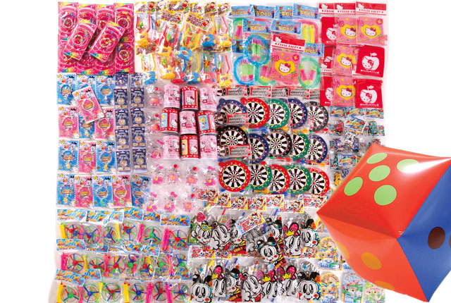 粗品・景品・ノベルティ・記念品の粗品屋本舗　サイコロころころおもちゃプレゼント約３５人用　サイコロで抽選会