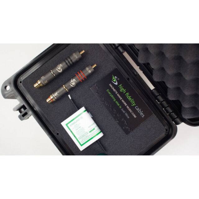 展示品 High Fidelity Cables マグネチックアダプター RCA 信号（ソース側取付）側