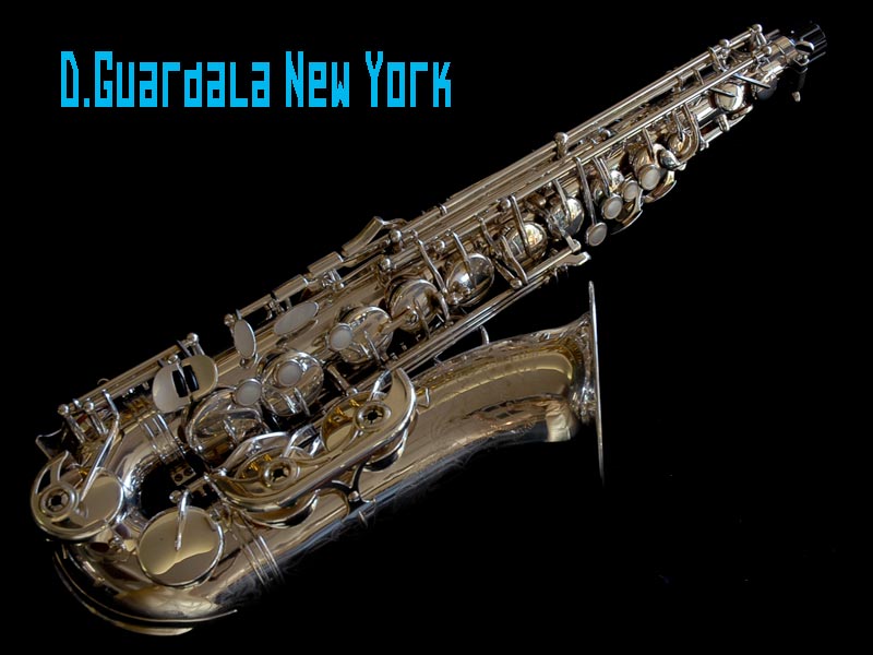 D.Guardala　NY Silver Plate アルトサックス　極上