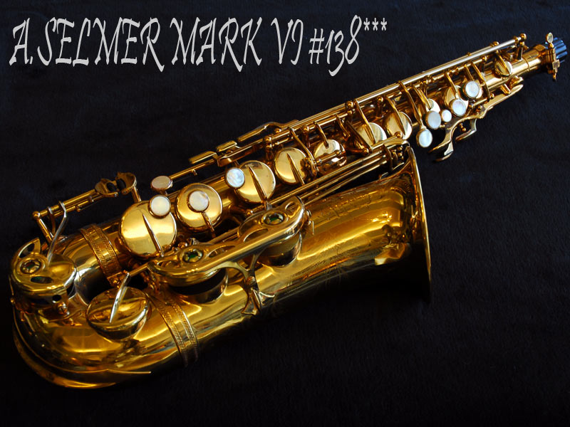 A.SELMER MARK VI アルト　１３万番　森剣治氏愛蔵品