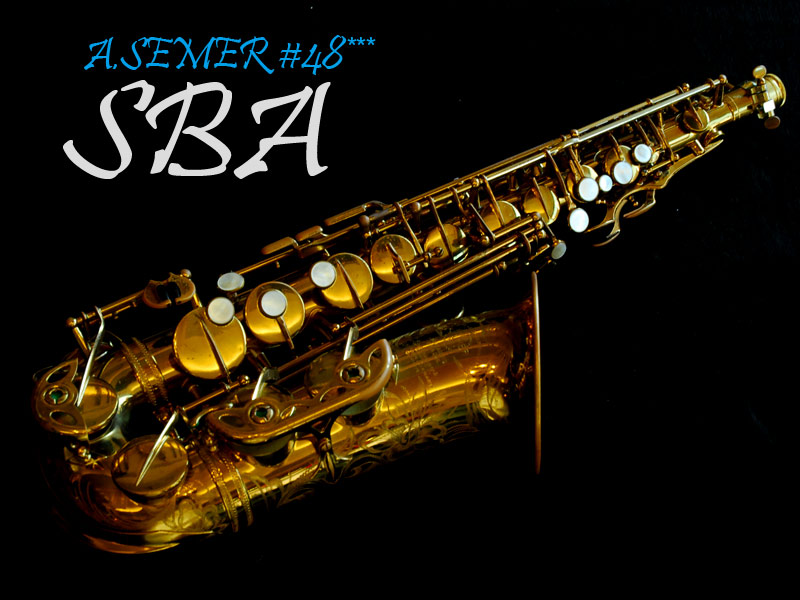A.SELMER SBA アルト　オリジナルラッカー９５％