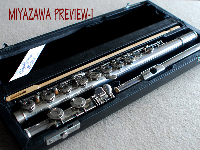 MIYAZAWA FLUTE　PREVIEW-I　リングキー　総銀フルート