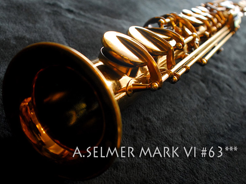 A.SELMER MARK VI 6万番台 オリジナルラッカー　ソプラノサックス