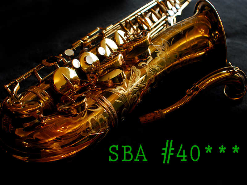A.SELMER SBA テナー　４０千番　オリジナルラッカー　極上