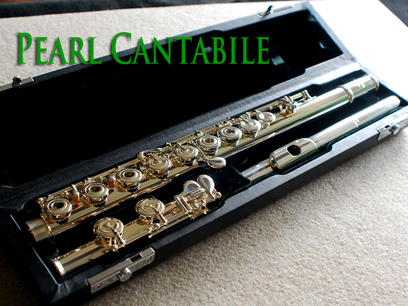 PEARL  F-8800R　CANTABILE　総銀フルート　インラインリングキー　購入1年の極上品