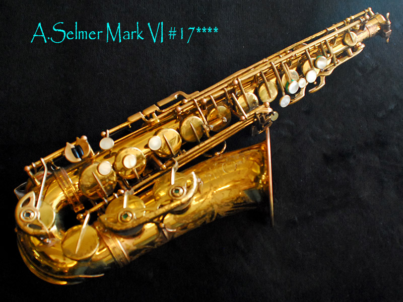 A.SELMER　MARK VI　アルトサックス　17万番　オリジナルラッカー　