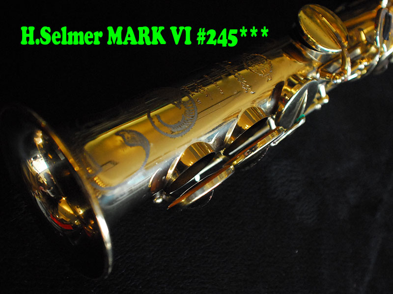 H.SELMER  MARK VI  24万番台　彫刻付  ソプラノサックス