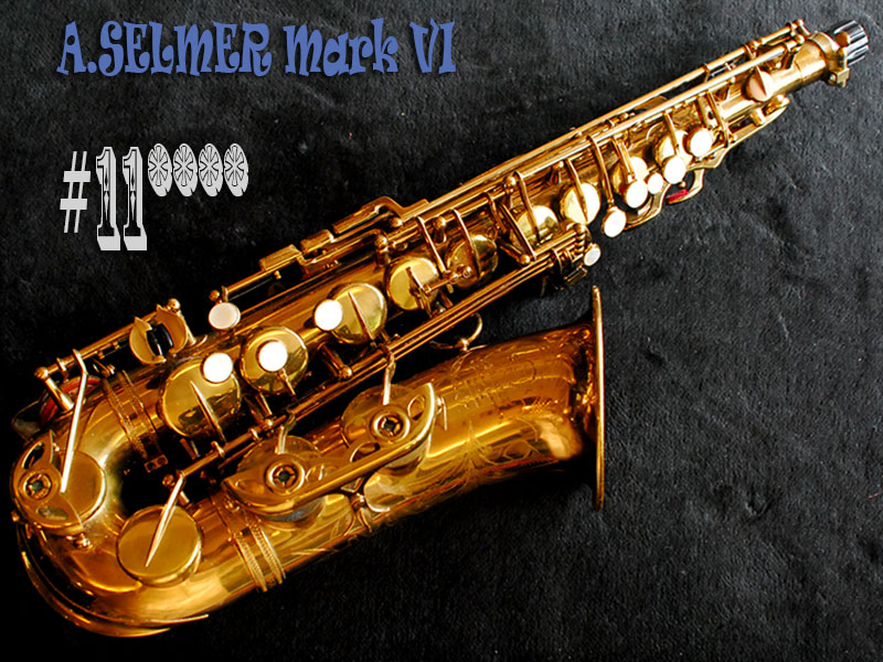 A.SELMER MARK VI １１万番台　オリジナルラッカー  アルトサックス