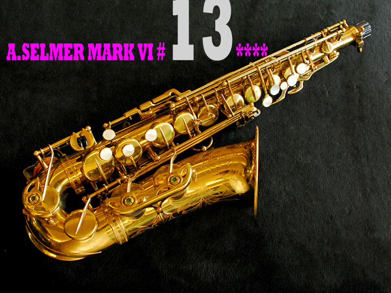 A.SELMER　MARK VI　133千番台　オリジナルラッカー９０％　アルトサックス　委託品