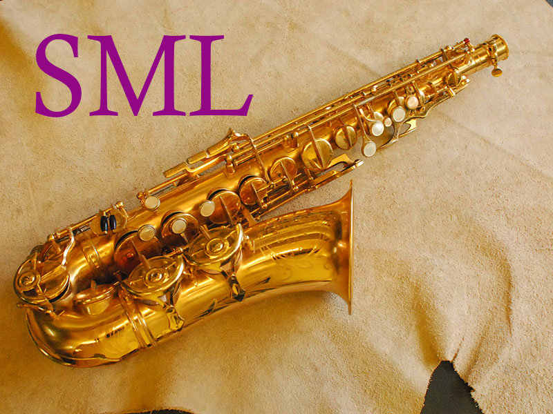 SML Rev.D　希少金メッキ　アルトサックス