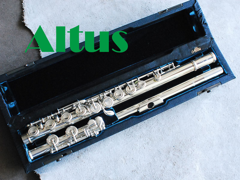 ALTUS A-1007E 管体銀製　Eメカ付　フルート　美品