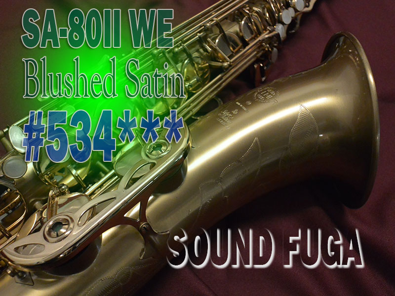 H.SELMER SA-80II 彫刻付 BlushedSatin　53万番台 テナーサックス