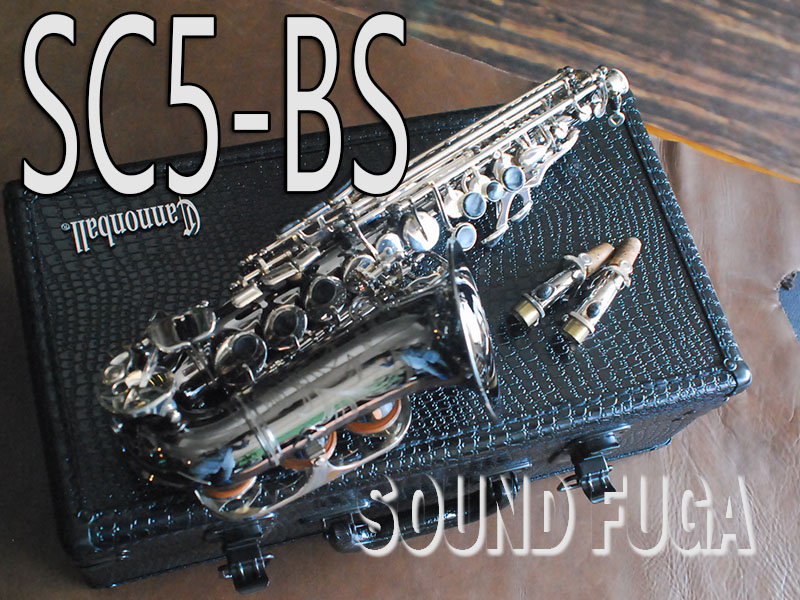 CANNONBALL SC5-BS カーブド ソプラノサックス 極上