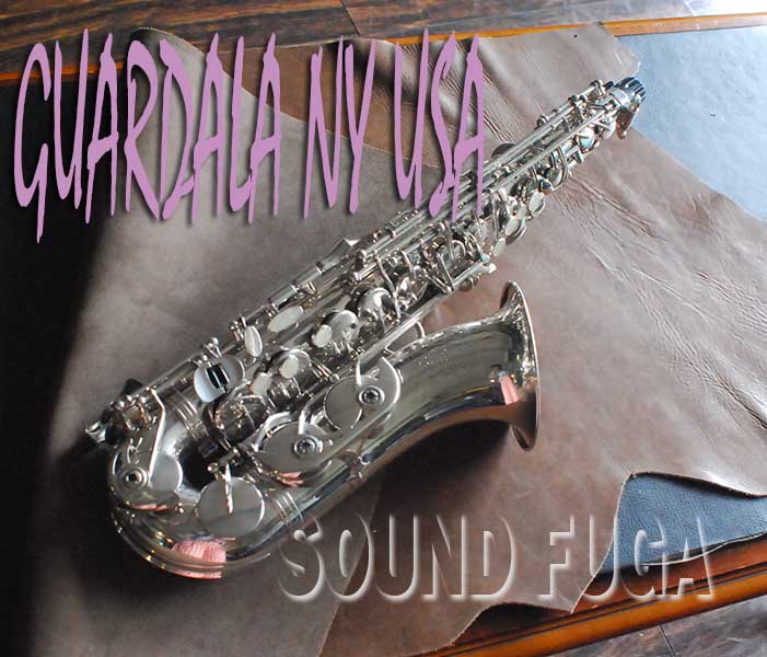 D.GUARDALA　NY USA　Silver Plate アルトサックス　良品