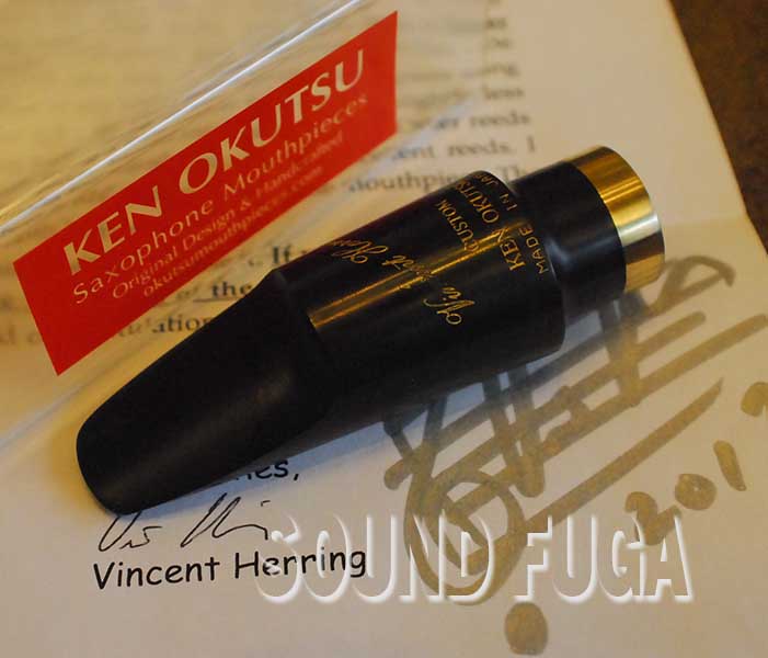 KEN OKUTSU ALTO マウスピース　VINCENT HERRING MODEL＃6L