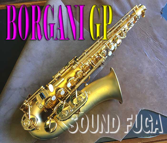 BORGANI 　受注モデル　PEARL GOLD　アルトサックス　極上