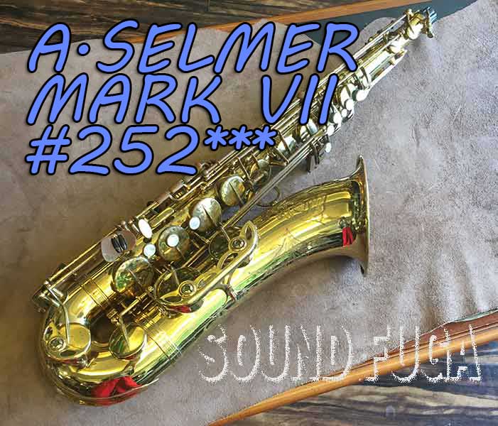 A.SELMER MARK VII 彫刻付　25万番台　オリジナルラッカー　テナーサックス