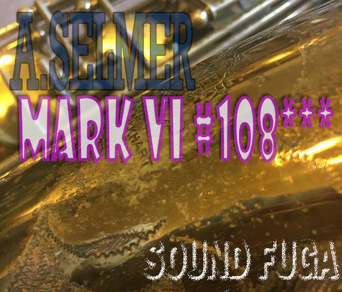 A.SELMER MARK VI 10万番台　オリジナルラッカー88％　テナーサックス　OH済