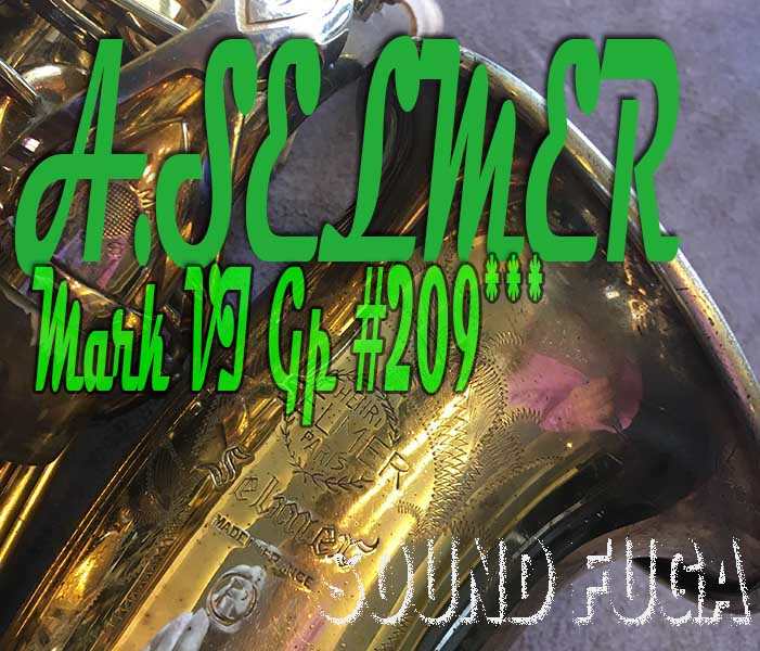 A.SELMER MARK VI オリジナルGP 20万番台　希少金メッキ  アルトサックス
