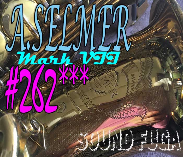 A.SELMER MARK VII 26万番台　オリジナルラッカー98％　アルトサックス　美品！