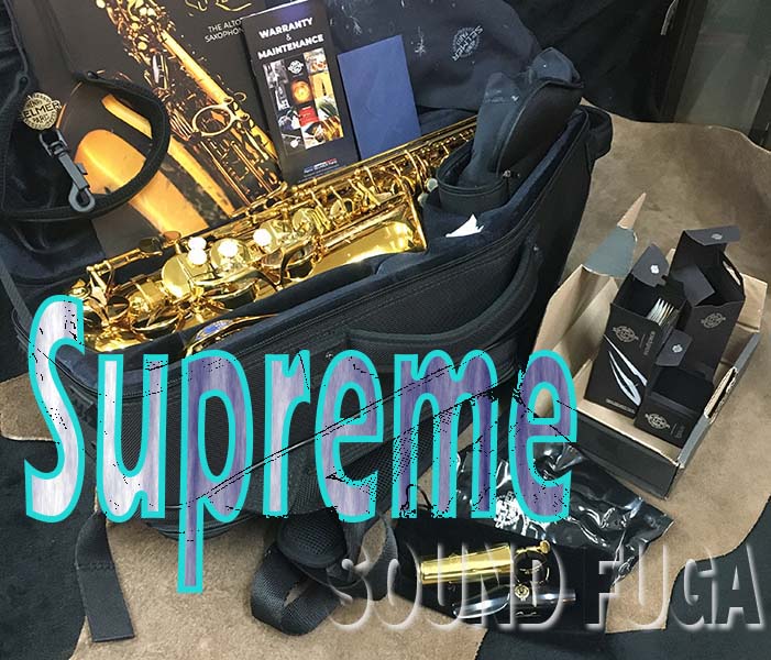 ★決算セール★　一台限定　H.SELMER SUPREME（シュプレーム）Dark Gold Lacquer　アルトサックス　完全未使用品