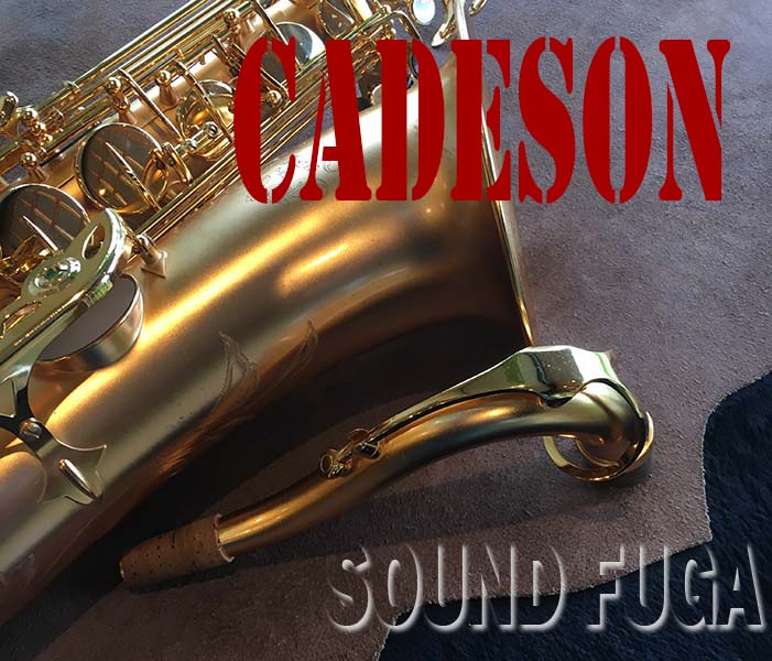 ★Winter Sale★300000→250000　CADESON　T-902SG　希少サテンゴールド　HighF#付　テナーサックス　良品