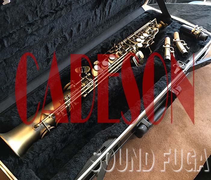 2025★Spring Sale★178000⇒165000　CADESON 　S-208AS　アンティークサテン　SOPRANO  ソプラノサックス
