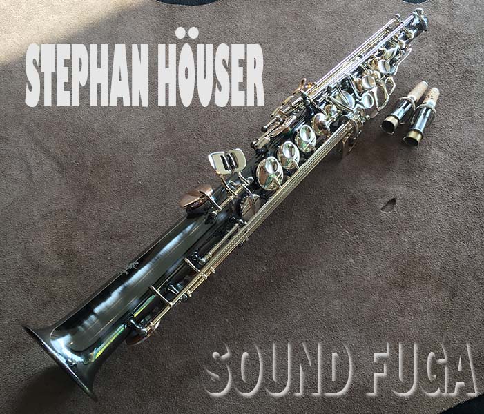 Stephanhouser　SOPRANO ブラックニッケル　ソプラノサックス　美品