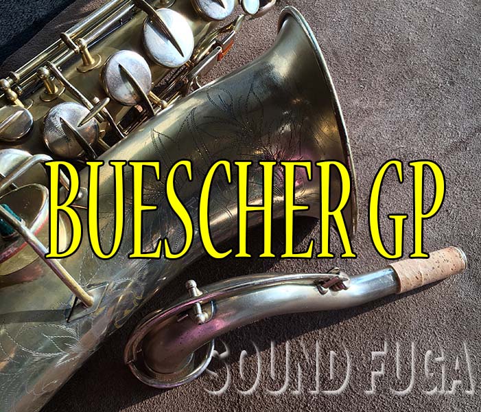 BUESCHER TRUE TONE GP TENOR 金メッキ　テナーサックス　プロ愛用品