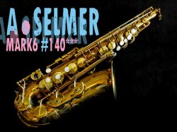 A.SELMER MARK6アルト 14万番台 オリジナルLQ９５％