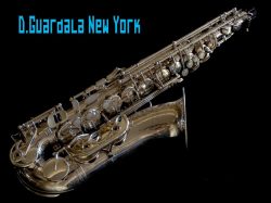 D.Guardala　NY Silver Plate アルトサックス　極上