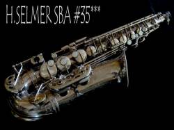 H.SELMER SBA シルバープレート35千番　アルトサックス