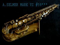 A.SELMER MARK VI 5万9千番　オリジナルラッカーアルト