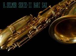 H.SELMER SERIE２ 彫刻付バリトンサックス