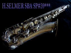 H.SELMER SBA Silver  39千番 銀メッキテナー