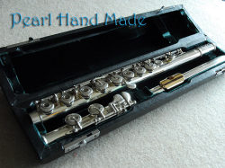 PEARL HAND MADE 総銀フルート　リップ・ライザー１０K　50周年記念モデル