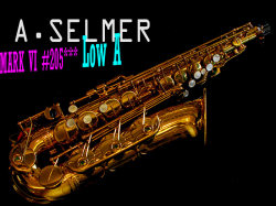 A.SELMER MARK VI 20万番台　LOW A付アルト　オリジナルLQ９５％