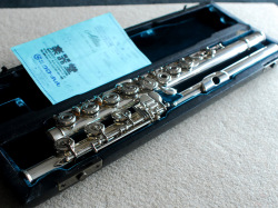 ALTUS A-1207REH 総銀リングキー（オフセット）　H足部管　フルート　美品