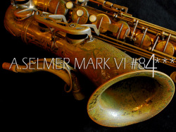 A.SELMER　MARK　VI　8万4千番台　テナーサックス　オリジナル