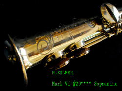 H.SELMER　MARK　VI　20万番台　オリジナルラッカー　ソプラニーノ