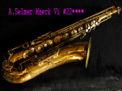 A.SELMER　MARK VI　２２万番台　オリジナルラッカー　希少High-F#キー付  テナーサックス
