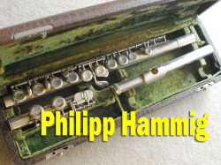PHILILPP　HAMMIG　銀製フルート　サンキョウ頭部管