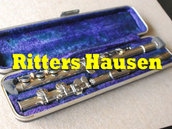 2026★Spring Sale★250000⇒180000　E.RITTERSHAUSEN　ハンドメイドフルート　ソルダードトーンホール　