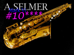 A.SELMER MARK VI 10万番台　オリジナルラッカー98％　アルトサックス